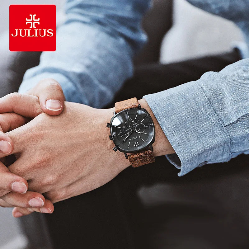 Élégance Intemporelle : Montre pour Homme Julius
