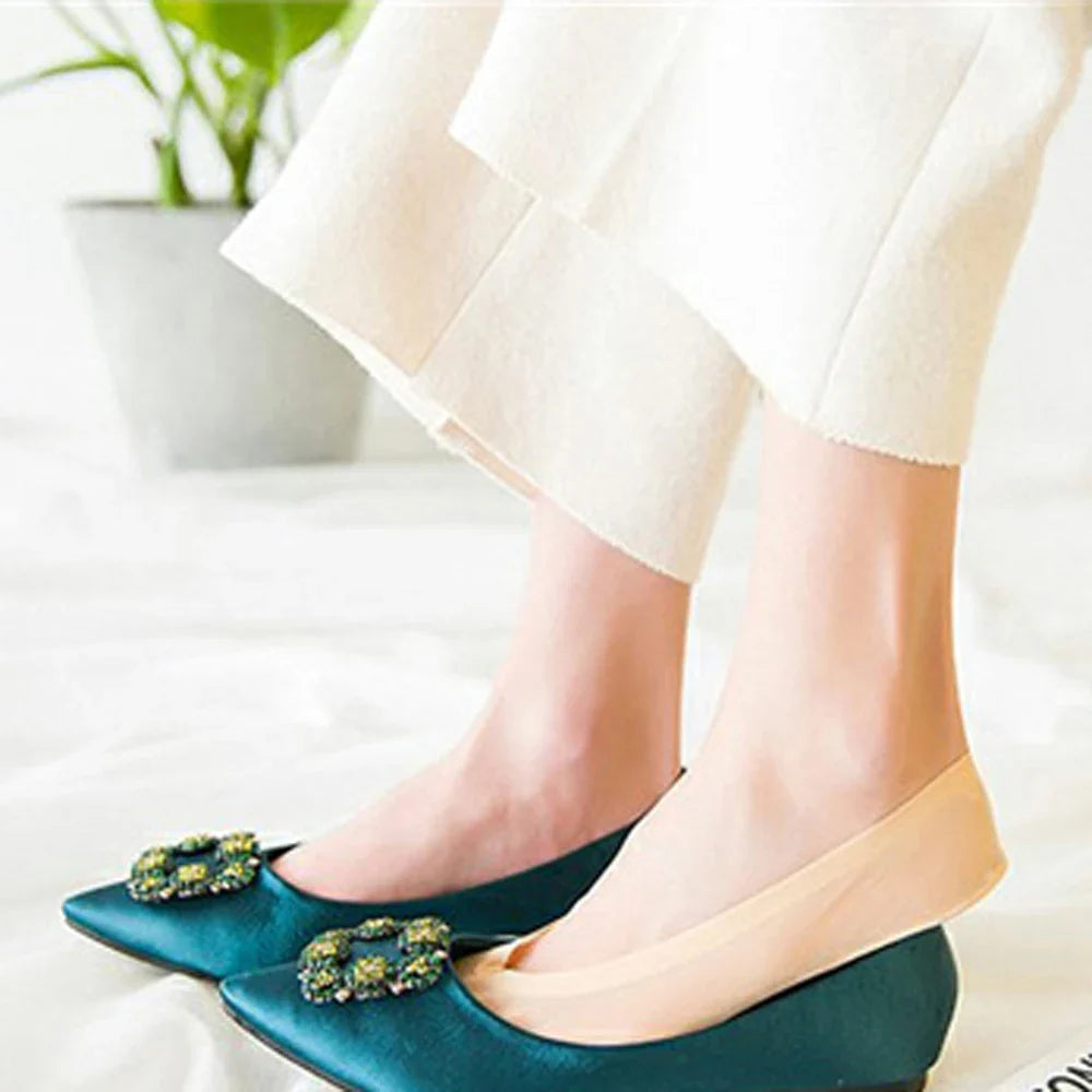 Secret de Confort: Chaussettes Invisibles avec Gel - Lot de 3 paires