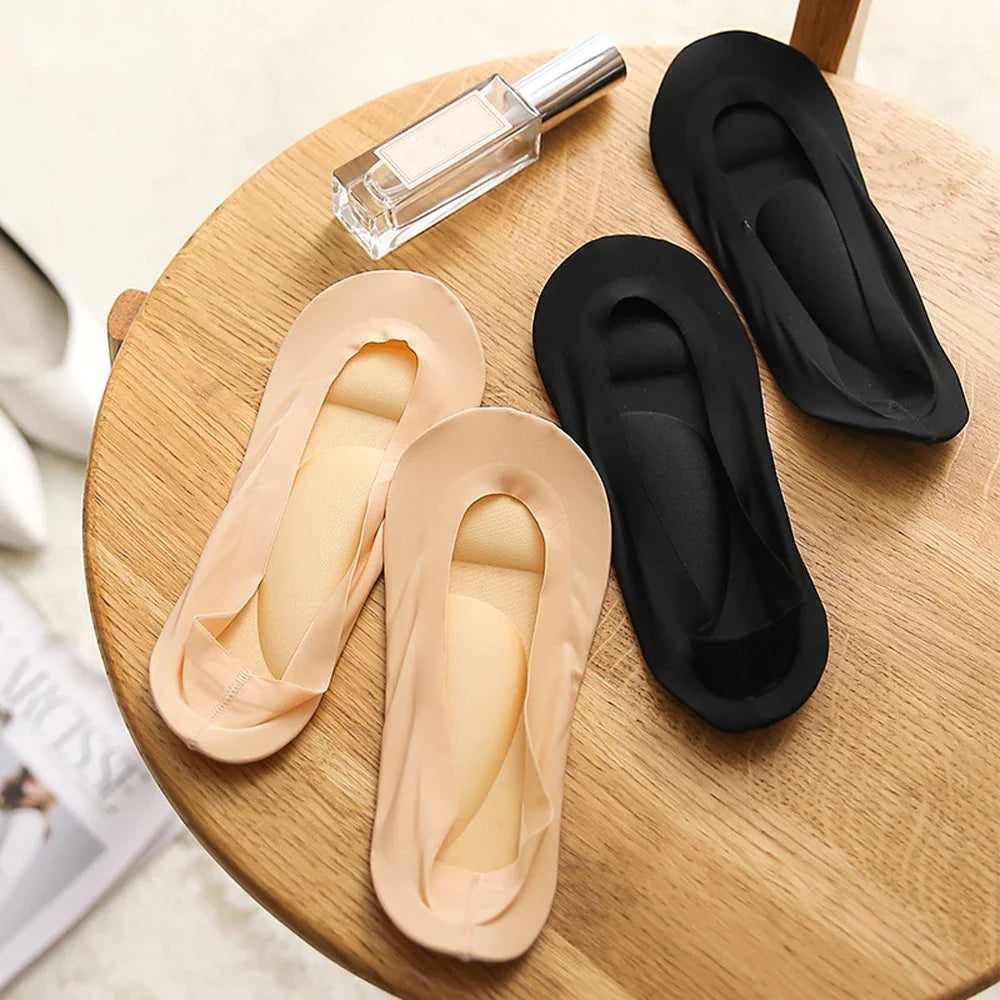 Secret de Confort: Chaussettes Invisibles avec Gel - Lot de 3 paires